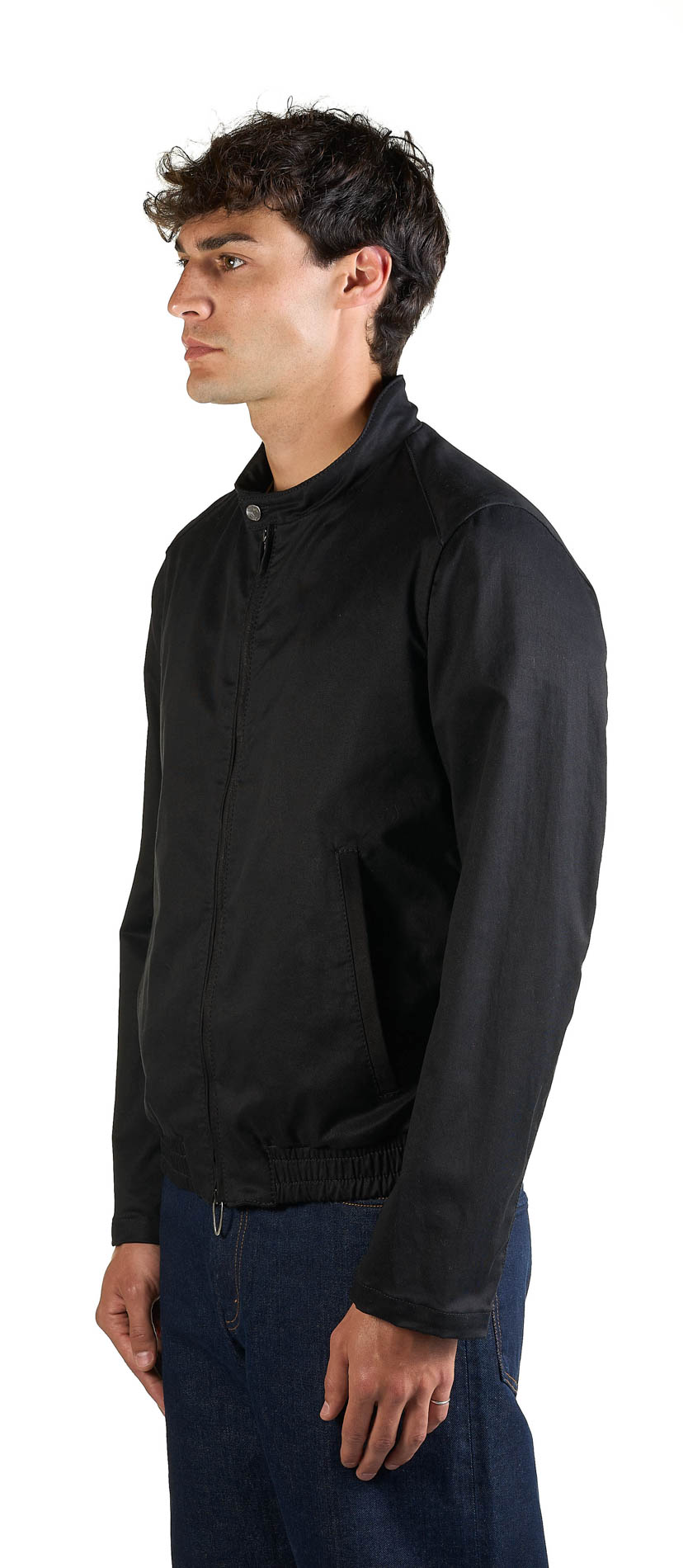 DANIELE BASTA LEATHER AND SILVER JACKET 